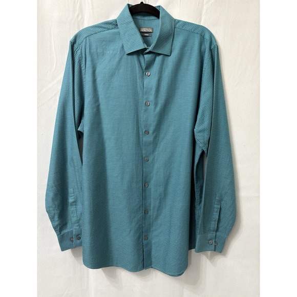 Kenneth Cole Reaction Shirt Size 16 1 2 34-35 Long Sleeve - Picture 1 of 5
